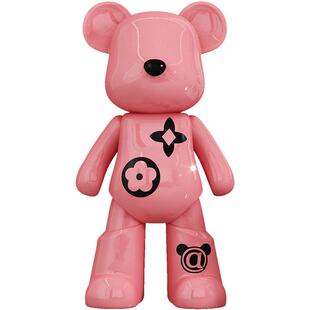 暴力熊客厅落地摆件电视柜沙发旁边大型装饰品轻奢乔迁新居礼物