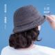 秋冬季 帽子假发一体女款 2025新款 渔夫帽短卷发假发帽子彷真可拆卸