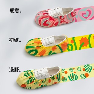 套家用室内机房印花防水防尘加厚儿童防滑耐磨抽取式 一次性鞋 脚套