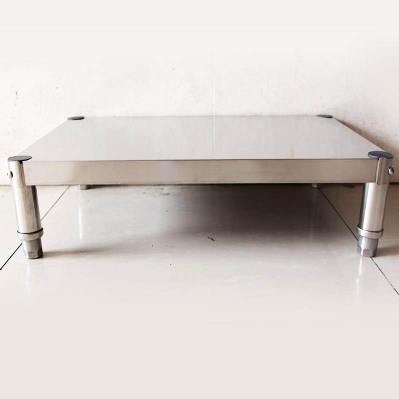 单层不锈钢支架厨房货架架空地板立式储物架1层强化架订制粗大厚