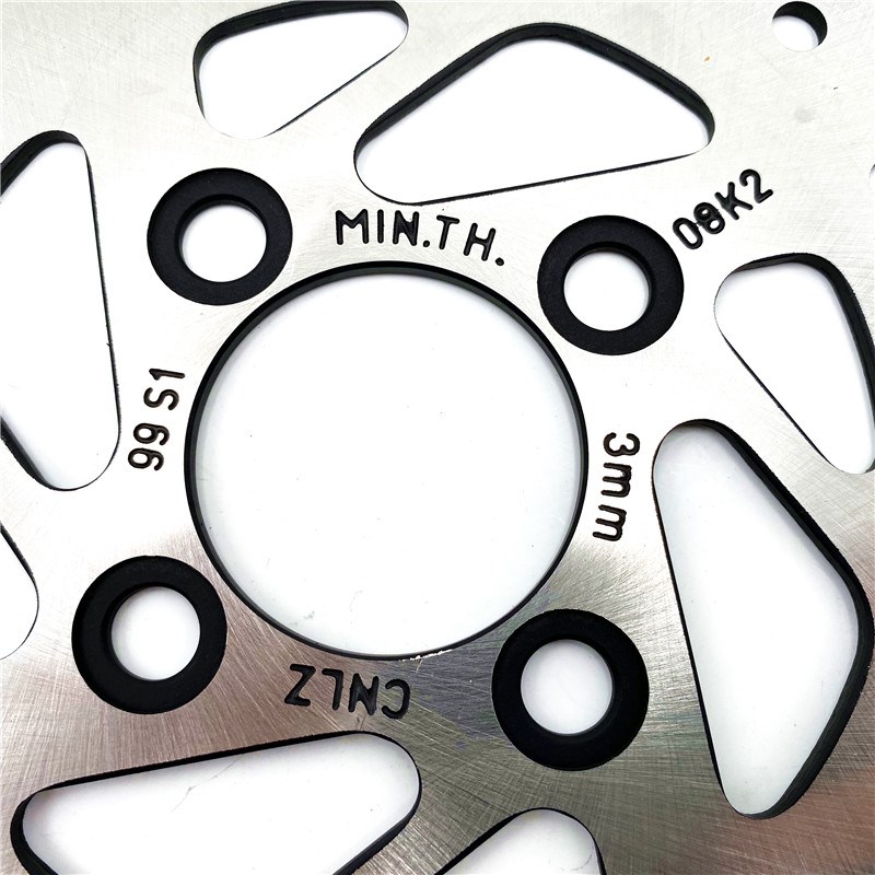 适用铃木优友UU125T-2前碟刹盘UY125T-A刹车盘前制动盘油压刹车盘