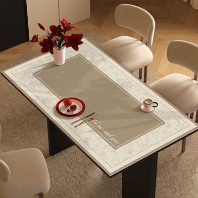 长方形桌布免洗防水防油pvc餐桌垫隔热垫防烫耐高温客厅茶几桌垫