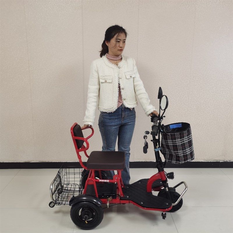 火爆新款迈特维奇折叠小三轮老年代步旅行专用便携实用电动车
