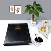 皮革菜谱本菜单夹点菜本饭店点餐本菜馆菜谱夹价格本菜谱本活页插