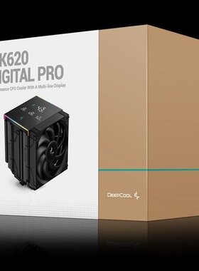 九州风神AK620 DIGITAL PRO风冷散热器数字显示ARGB灯光cpu风扇