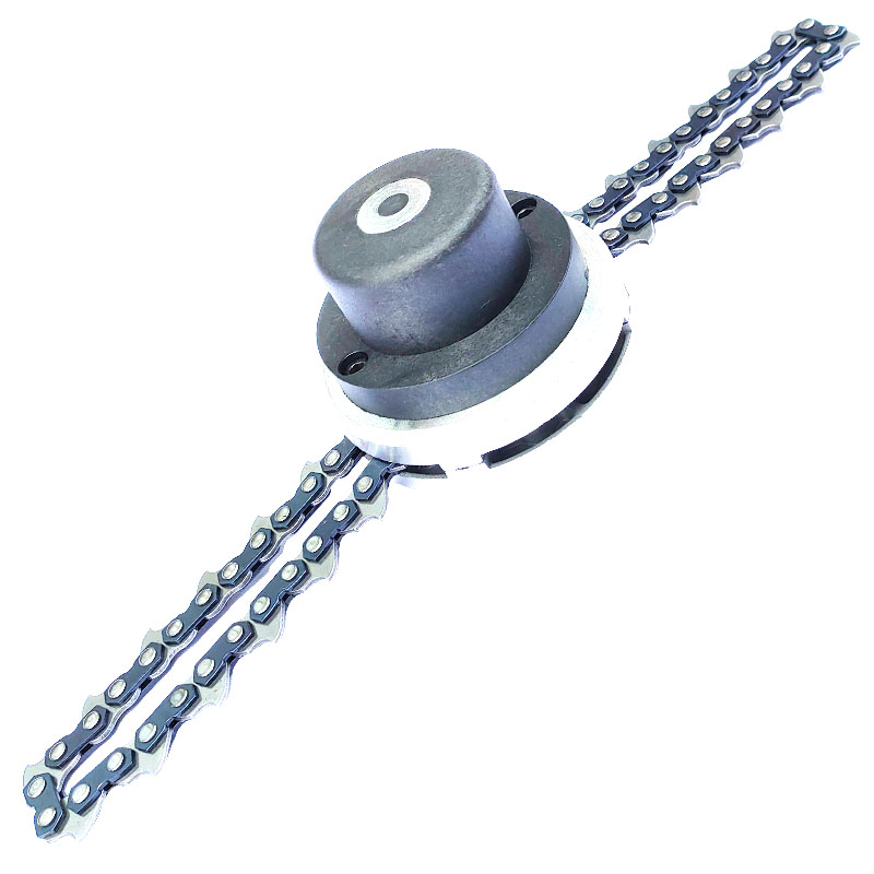 侧挂新款背负式割草机不怕石头金属链条打草头割灌机通用绳子配件