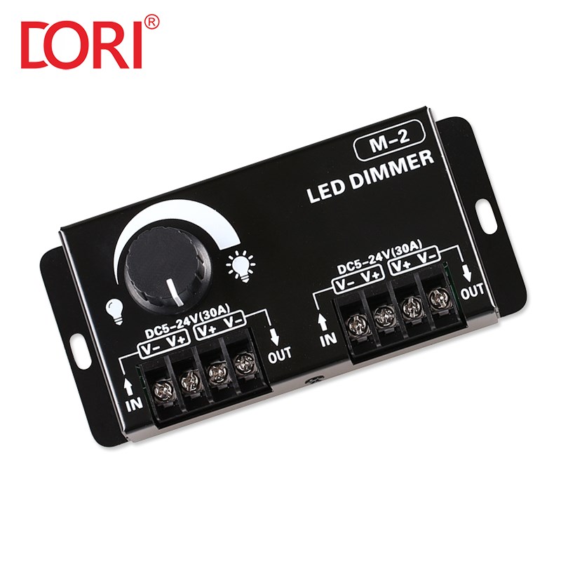 led调光控制器单色灯带模组灯条灯箱招牌5V12V24V亮度调节开关