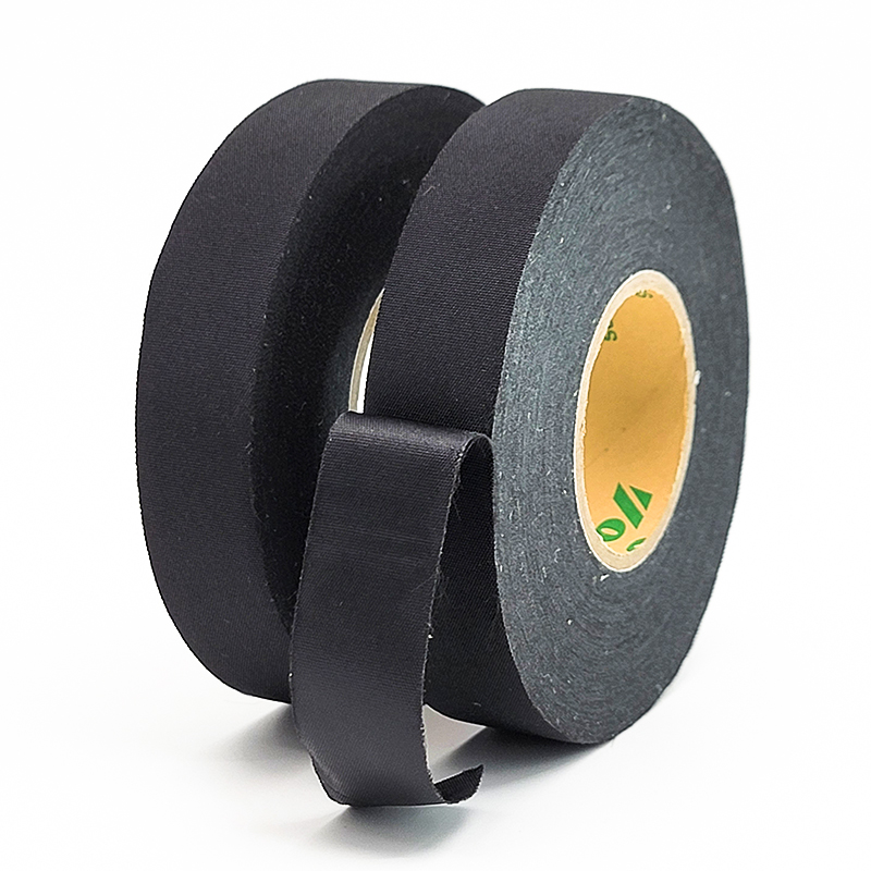 绒布胶带汽车线束防布黏胶带布基胶带高温胶布机舱降噪耐磨防水