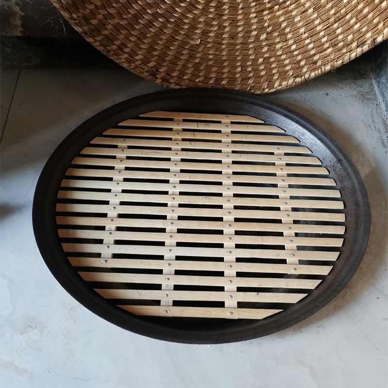 防粘锅竹篦子蒸笼铁锅竹蒸架蒸格蒸馍蒸馒头防水竹垫片不锈钢竹帘