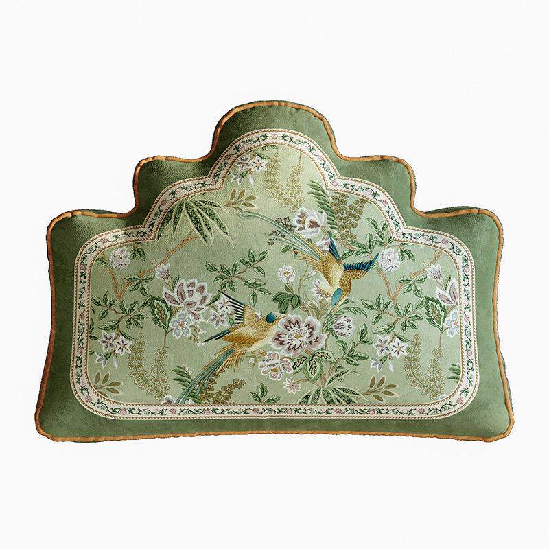 喜即沙发垫四季通用实木罗汉床坐垫套罩新中式沙发垫子碧玉回春