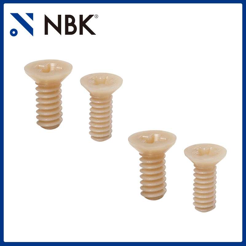 NBK SPE-MF  树脂螺丝埋头十字槽非标头精密设备用机械配件厂家