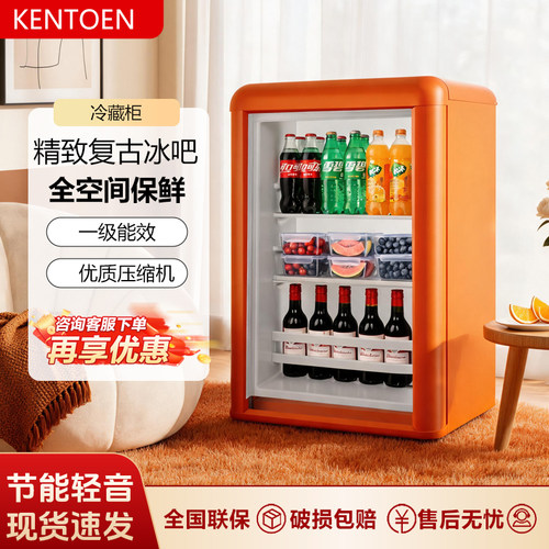 十年质保复古冰吧冷藏柜