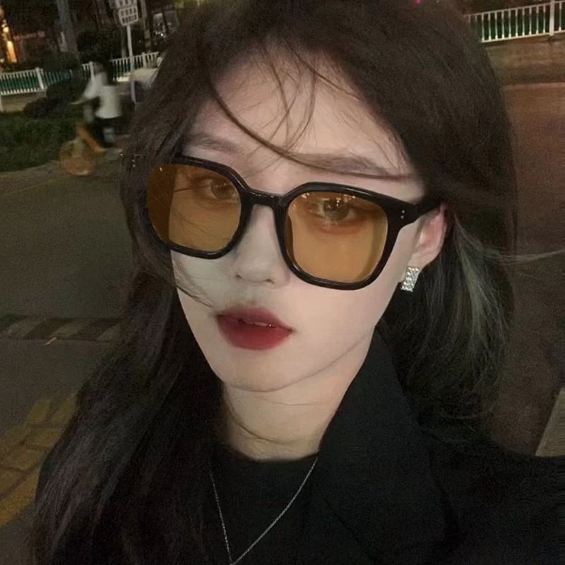 网红眼镜女ins高颜值近视有度数学生素颜神器防蓝光辐射黑框平光