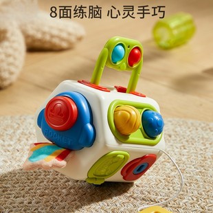 宝宝婴儿忙碌球蒙氏早教六八面体多功能盒子益智玩具1-3岁