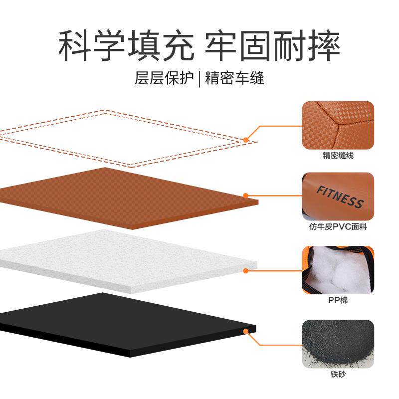 深YMH健身房私教负重装牛备软体药球保加利亚角健包能量包身蹲沙