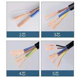 信6 10芯控制缆0.3 国标电缆2 4RVV 0.5 1.5方形号
