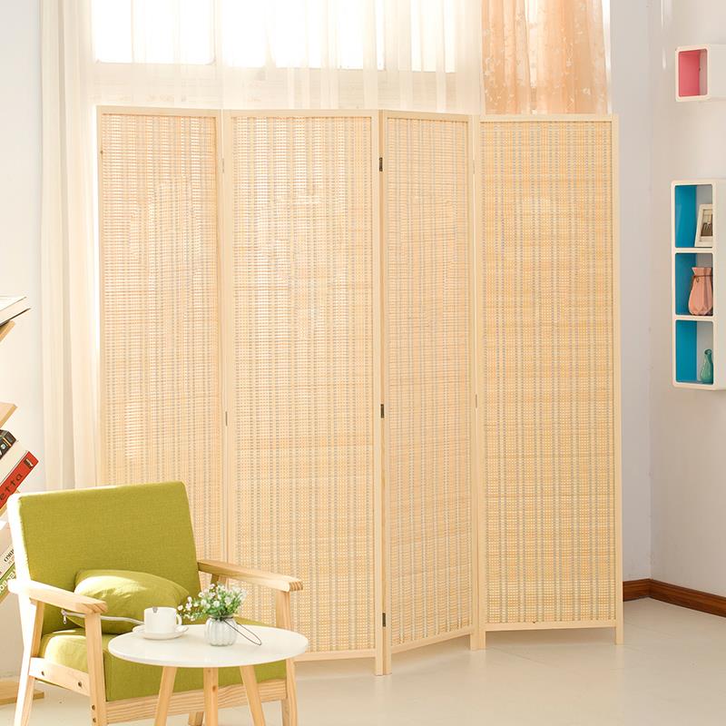 竹编中式屏风隔移折屏折叠客QMYJ-001遮挡隔断墙厅断简约动现代实