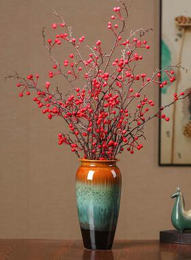 陶瓷花景德镇代现新式电视柜宽口水养培鲜花干花插花中花20210520