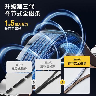 防蚊门术帘夏季隔断遮挡磁LPL-0317帘性魔贴纱门家全磁条入户门20