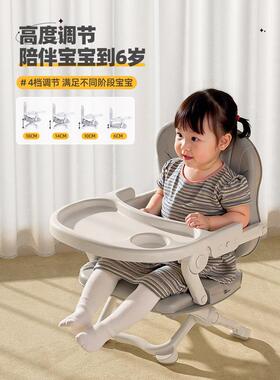 宝宝餐便椅家用婴儿饭餐儿桌座椅外出携式童靠背吃椅小孩CY-13188