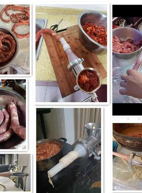 肠家用香肠机装机灌香肠JCW-10器手动绞肉灌做红肠血肠工具机罐腊