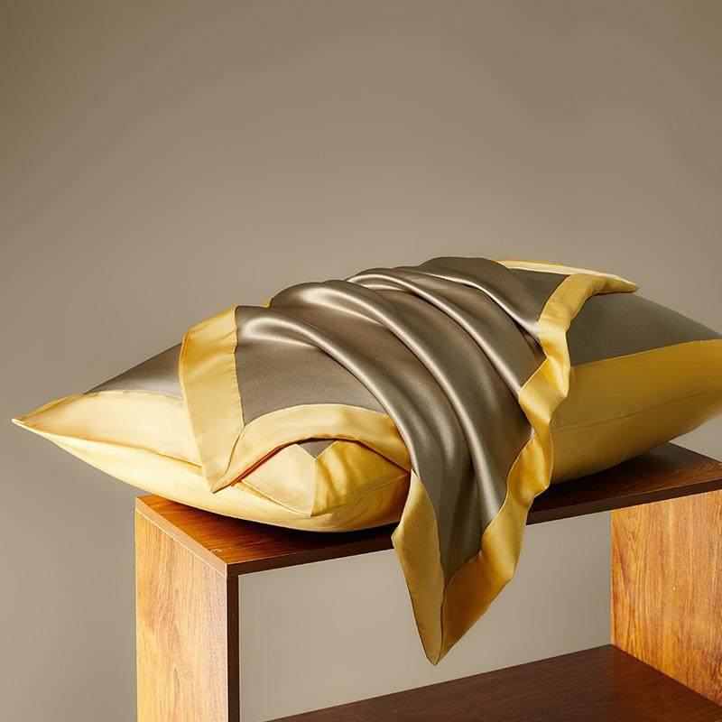 重磅40姆米绸真丝套桑蚕丝夏季丝信AOA枕封式美容单人头套冰枕丝