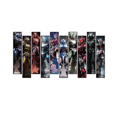 网咖馆挂电脑竞房间背布置高贴达画 画景板装饰品海30820高报墙面