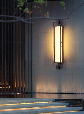 现代简约大气户程外水壁灯墅大别门口两侧柱子防壁灯酒店工长壁灯
