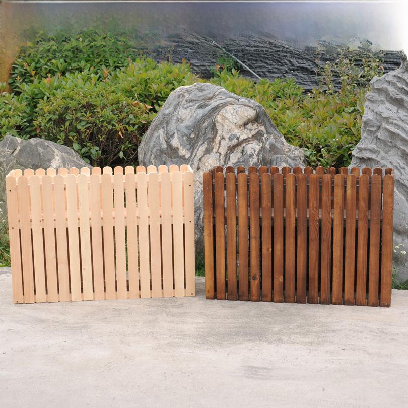 栅UBB室花隔离花票房餐厅栅栏花盆防腐木花架外木栏槽室内隔断