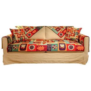 简约现滑代雪尼尔沙四发垫波希米风亚季通用防坐垫沙稻城发巾套