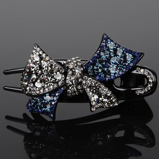 韩式发夹优雅妈妈盘发鸭嘴夹大号三齿夹后脑勺发卡盘头发顶夹抓夹