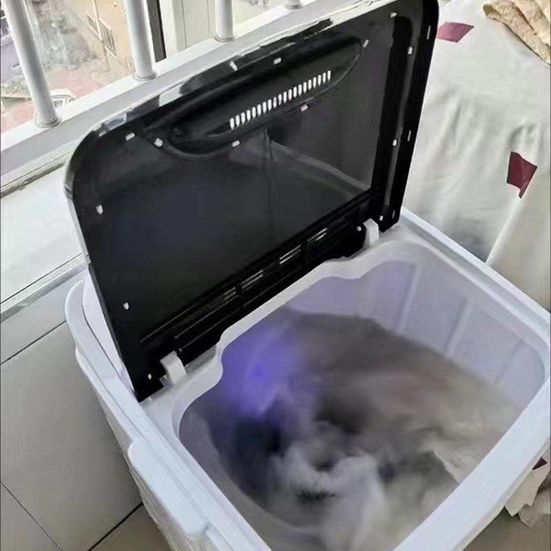 新疆本地仓发货迷你小型自动洗衣机宿舍租房家用婴儿童洗脱一体