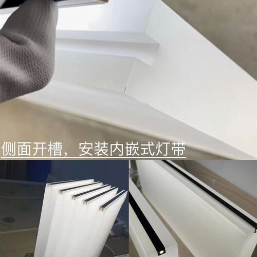 亚克力实心磨砂透光层板加工有机玻璃酒柜分层隔板发光层板定制
