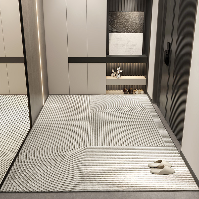 地垫入户门进门地毯门口家用门垫防滑脚垫简约高级可裁剪玄关脚垫
