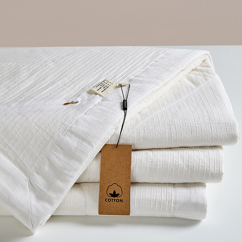 A类 里外纯棉夏季空调被夏凉被全棉被子棉被双人可水洗薄款春秋被