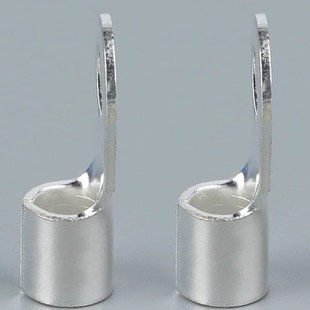 OT紫铜镀银冷压接线端子圆形铜鼻子裸线耳接头2.5