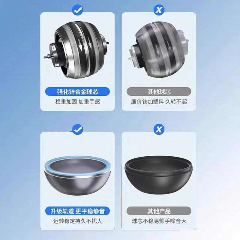 腕力球500公斤男式静音训练手腕锻炼离心碗力球握力器 大重量