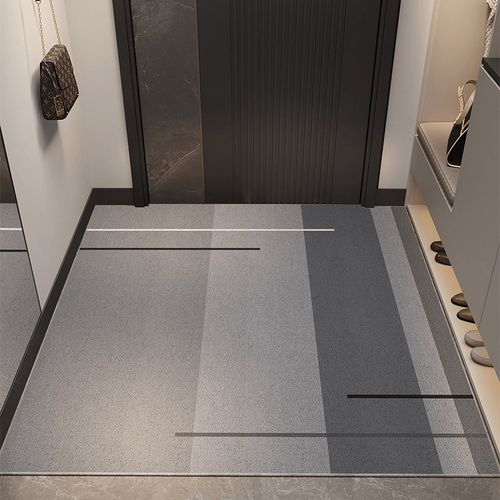 入户门地垫室内换鞋区现代简约风进门门口玄关地毯防水防滑可裁剪