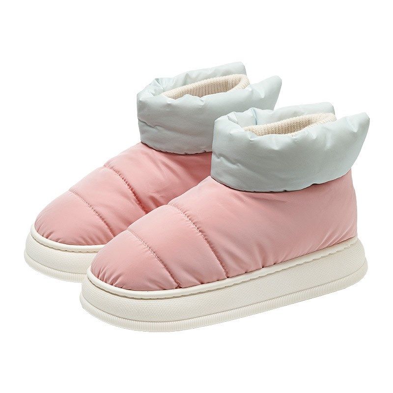 新款棉拖鞋女士冬季防滑防水包跟2024新款室内家居家用软底拖鞋踩