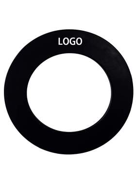 CyeeLife 18寸硬靶保护圈 黑红 PU飞镖盘护圈 保护环 45*70cm