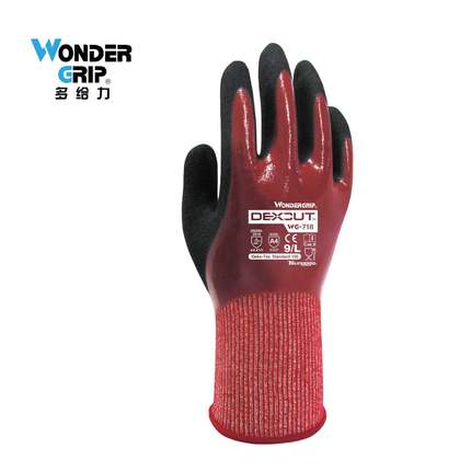 多给力WG-718防油防切割重型制造业防刺舒适劳保工作手套