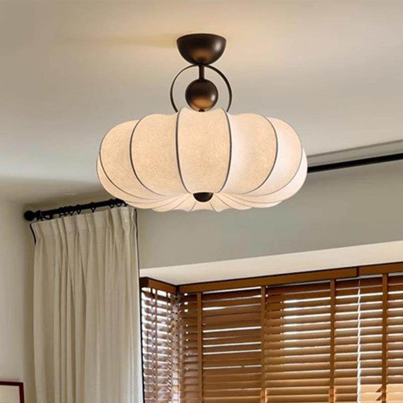复古风南瓜卧室蚕丝吸顶灯LED新款中古风餐厅卧室中古蚕丝吊灯,农用物资,其他肥料,淘宝优惠券,粉丝福利购,淘宝优惠卷