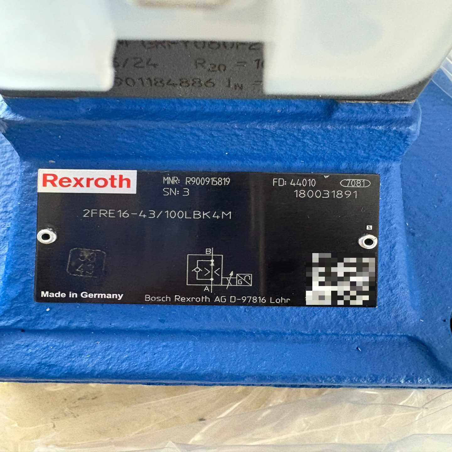 Rexroth力士乐比例阀，型号2FRE16-43/100L询价