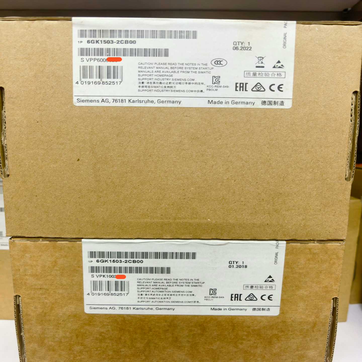 6GK1503-2CB00西门子K/D年原装原标正品！全新