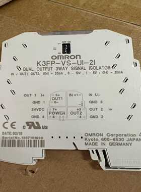 超薄信号变换器K3FP-VS-UI-2I，实物【卡奥电子】