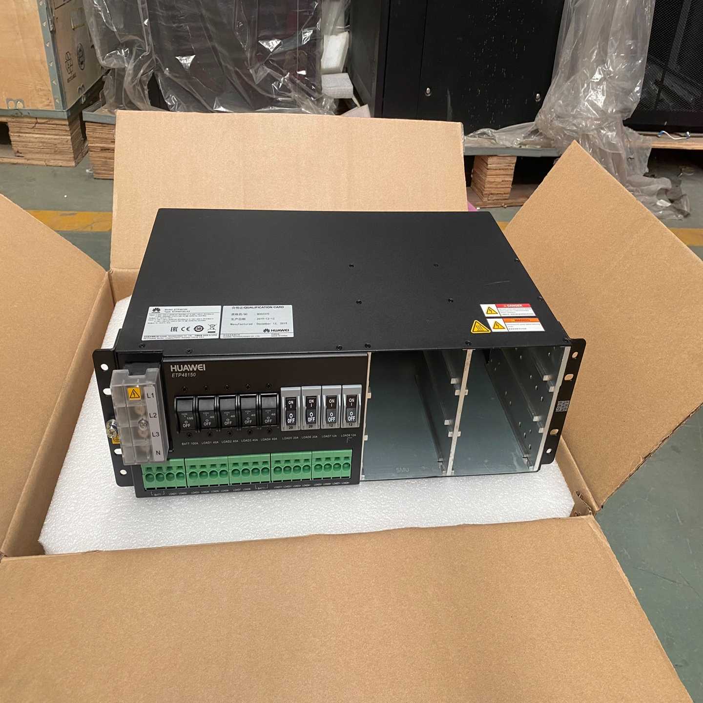 华为ETP48150-A3嵌入式电源机框全新原包装 空机框