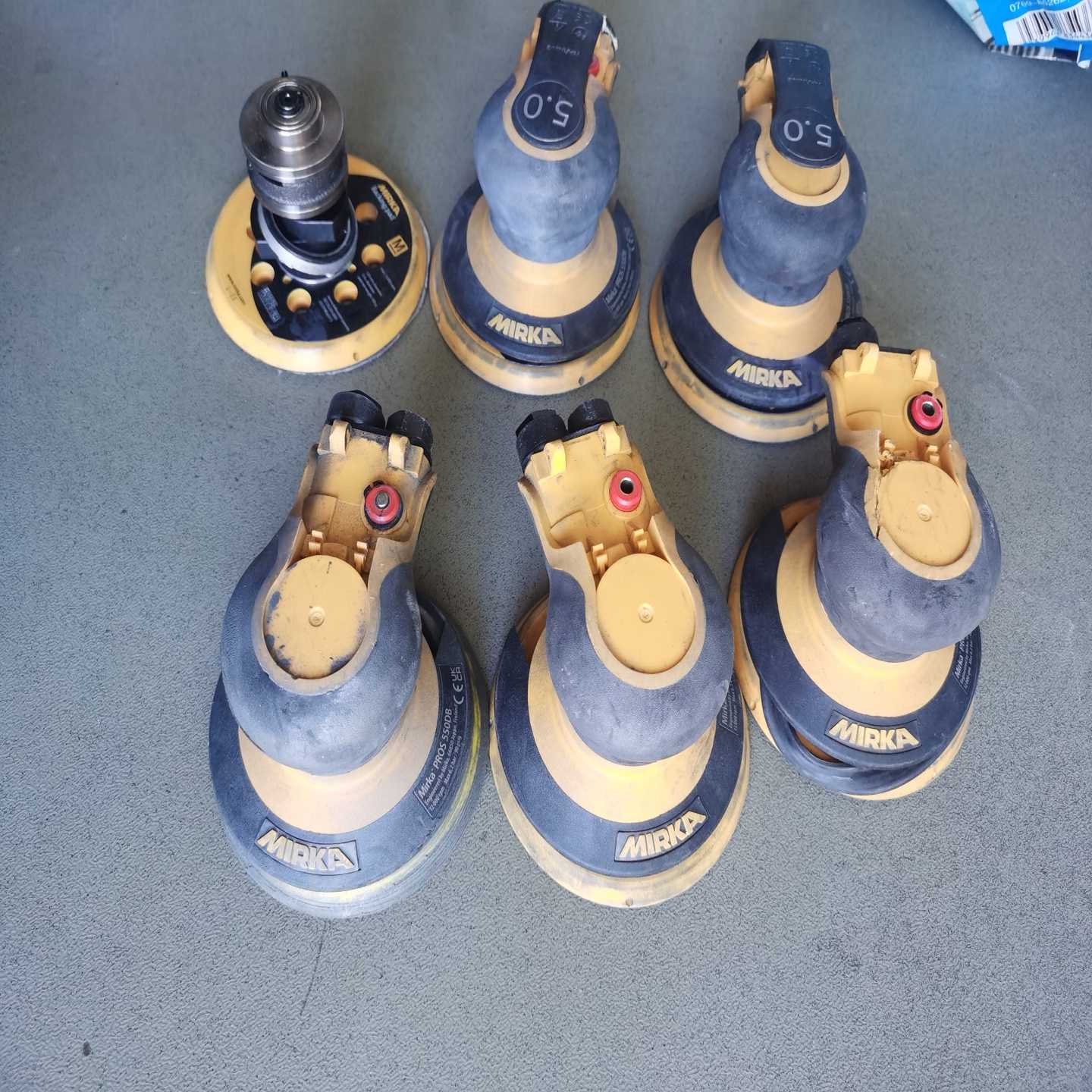 Mirka摩卡PROS550DB干磨机（还有4个），芬兰-议价