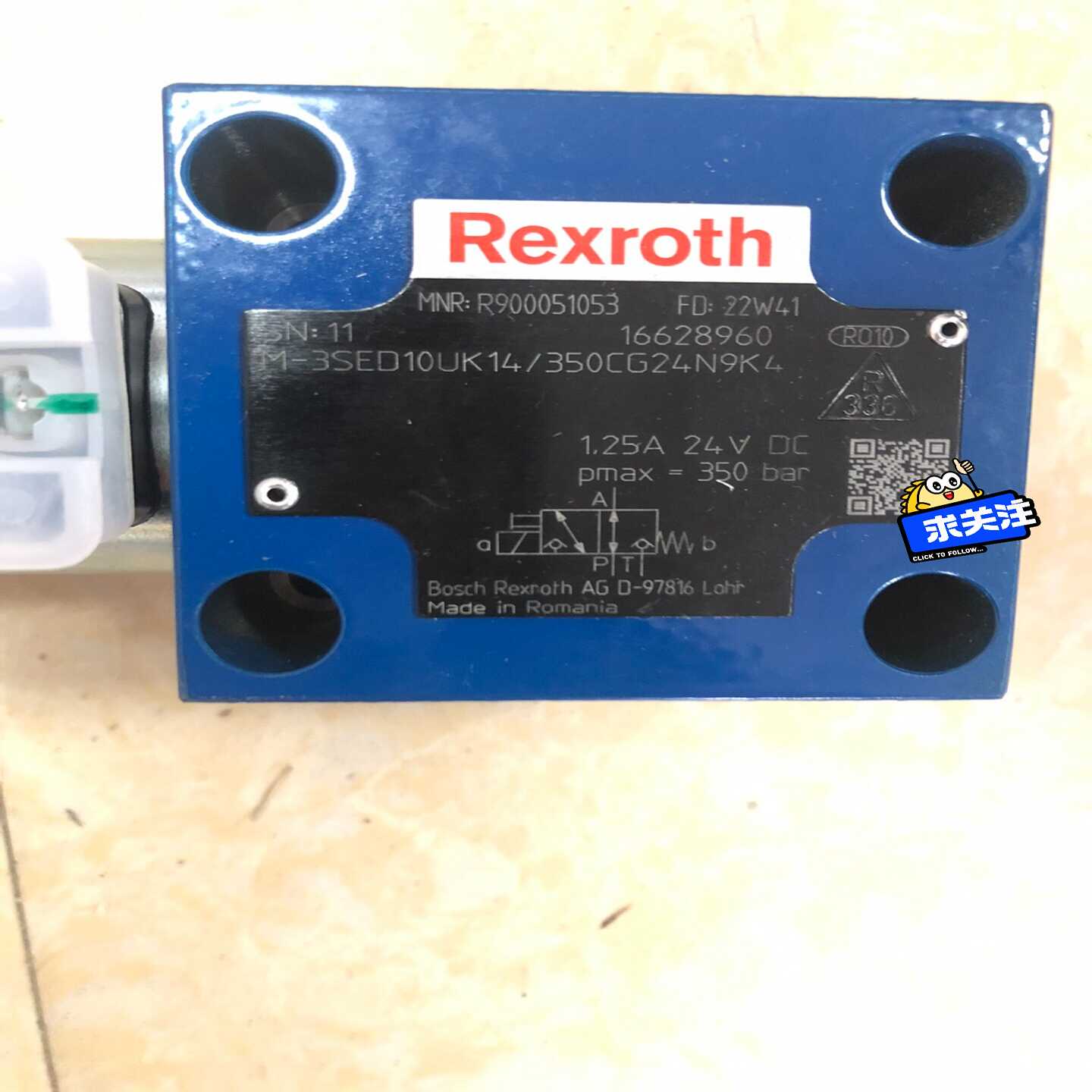 力士乐电磁阀R900051053M-3SED10UK1询价