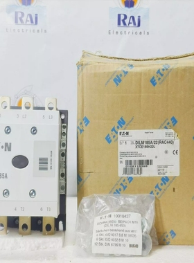 EATONDILM185AXTCE185H380-440V3POLE185A磁性接触器DIL