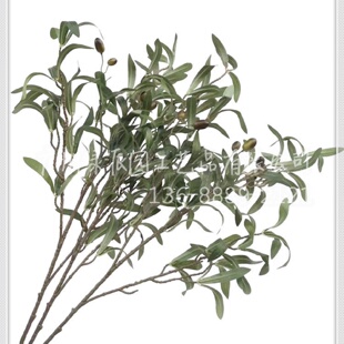 饰假花客厅桌摆设轻奢样板间拍摄 芒果仿真树枝果实多头绿植水果装
